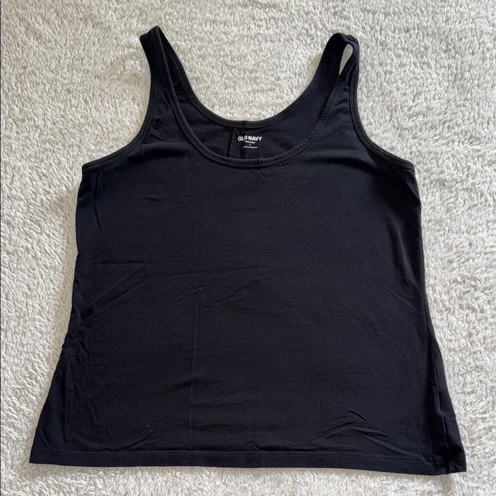 🖤 Old Navy First-Layer Tank Top – Black, Size Large